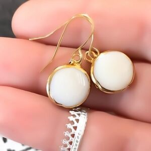 Genuine Mother of Pearl Earrings NWT/US